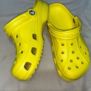 Bright Yellow Size 8 Woman’s Crocs